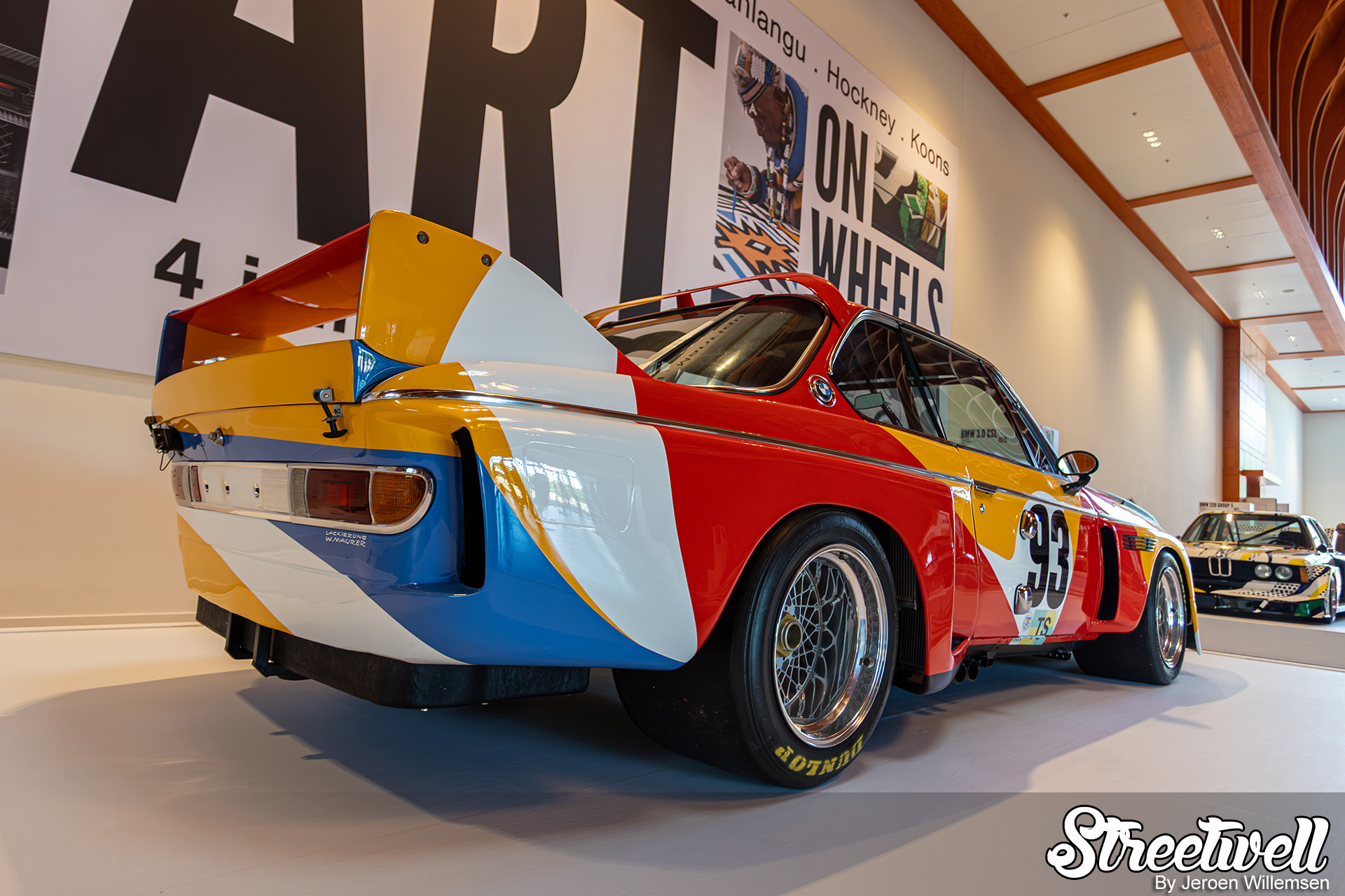 The first BMW Art Car by Alexander Calder - Streetwell