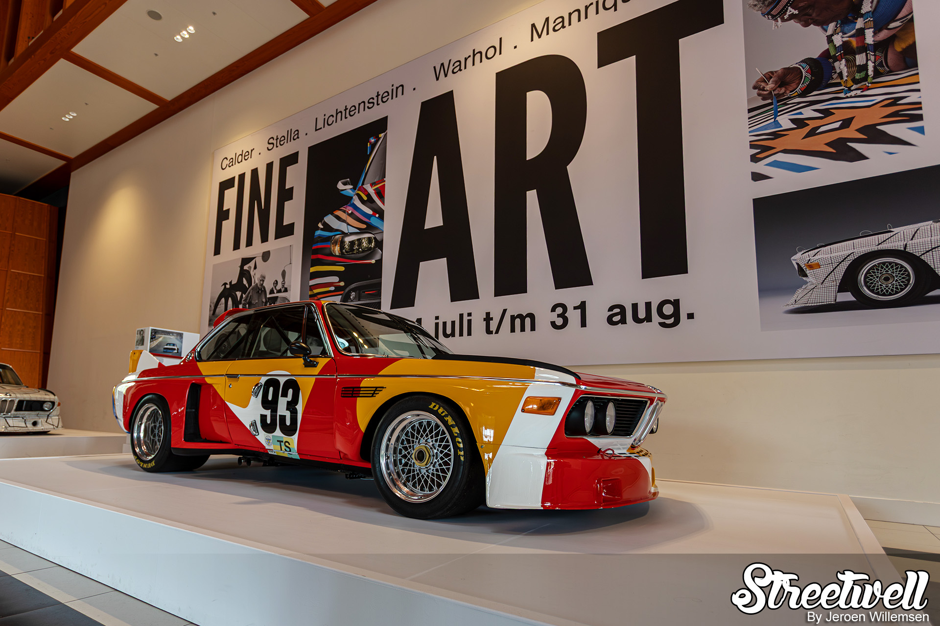 The first BMW Art Car by Alexander Calder - Streetwell